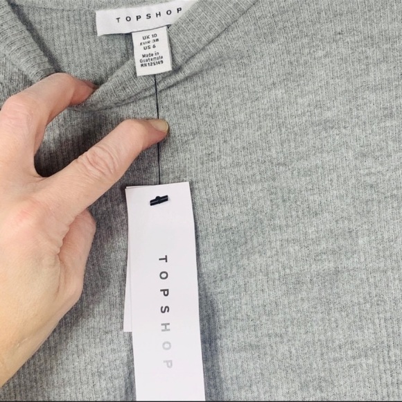 Topshop super soft ribbed pullover long sleeve knit sweater - Picture 9 of 10